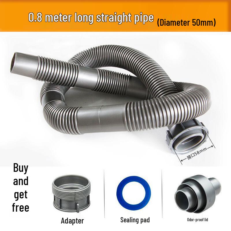 Universeller Küchen- & Badezimmer-Ablaufkorb-Filter - Geruchshemmendes T-Stück-Ablaufzubehör