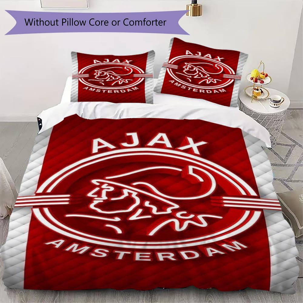 

Ajax Amsterdam Pattern Bedding uilt Set uilt Cover Pillowcase Home Decoration Birthday Gift (1 * duvet cover + 2 * pillowcase without core)07 140x200cm