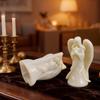 Easy to Use Silicone Candle Mould Featuring Detailed Sleep Angel Designs for Craft Projects