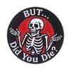 Gothic Skeleton Enamel Pins Set Humorous Skull Quote Brooches Edgy Fashion Lapel Badges Funny Gift For Women Men