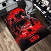 Custom Name Dark Knight Living Room Non-Slip Area Rug Soft Carpet for Bedroom Kids Playroom Sofa Office Home Decor Doormat