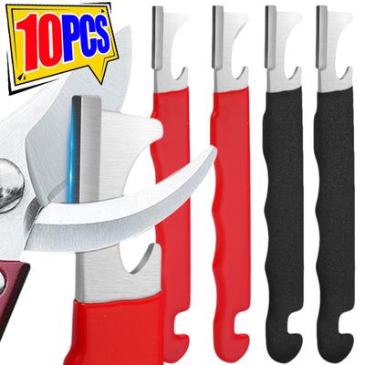10/1PCS Knife Sharpener Alloy Steel Scissors Manual Quick Grinding Sharpeners Outdoor Portable Garden Scraper Household Tool