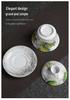 Retro Three-Piece Blue Dragon Ceramic Gaiwan Tea Set