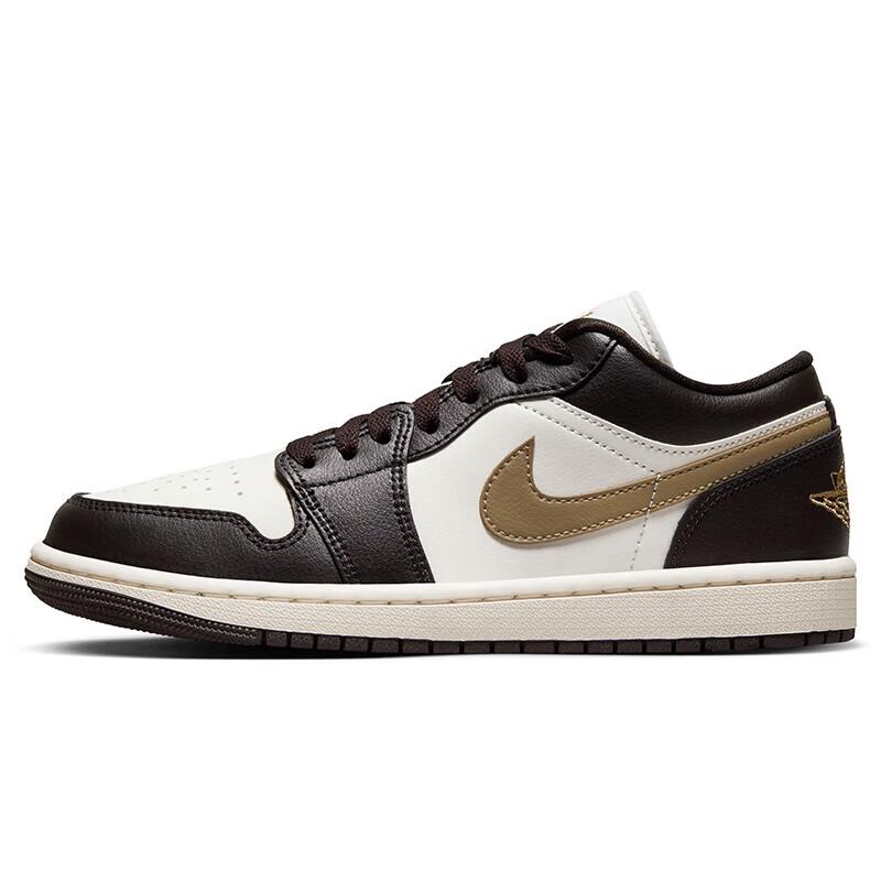 

Jordan 1 Women s Casual Shoes Mocha Gold Hook 38.5