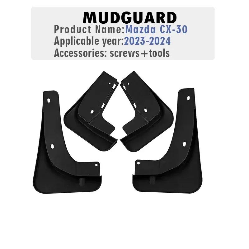 2024 2025 FÜR Mazda CX50 CX-50 Kotflügel Schmutzfänger Spritzlappen Schutzbleche Autozubehör Vorne Hinten 4 Stück