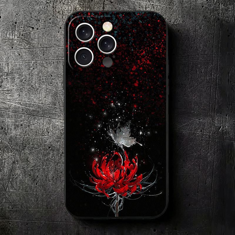 Heaven Official's Blessing Anime Soft Phone Case for iPhone 16 16E 17 Air 15 Pro Max 14 Plus 13 Mini 11 12 7 Black Cover Back Sh