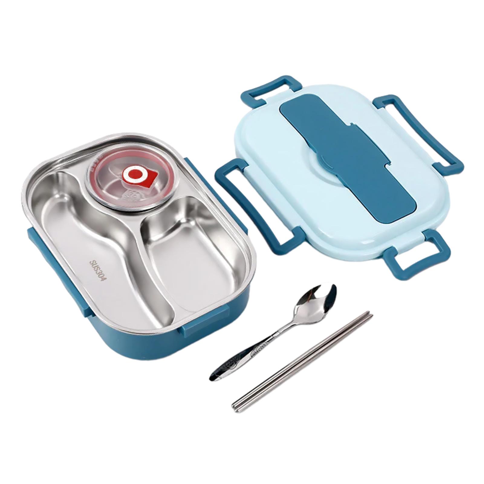 

Портативный изолированный ланч-бокс большой емкости, противопротечный, для использования на открытом воздухе Four lattice