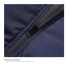 Unisex College-Style Winter Jacket: Trendy Thickened 2025 Faux Two-Piece Cotton Coat