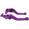 Purple CNC 6 Position Shorty Brake Clutch Lever for Yamaha YZF R6 1999 2000 2001 2002 2003 2004