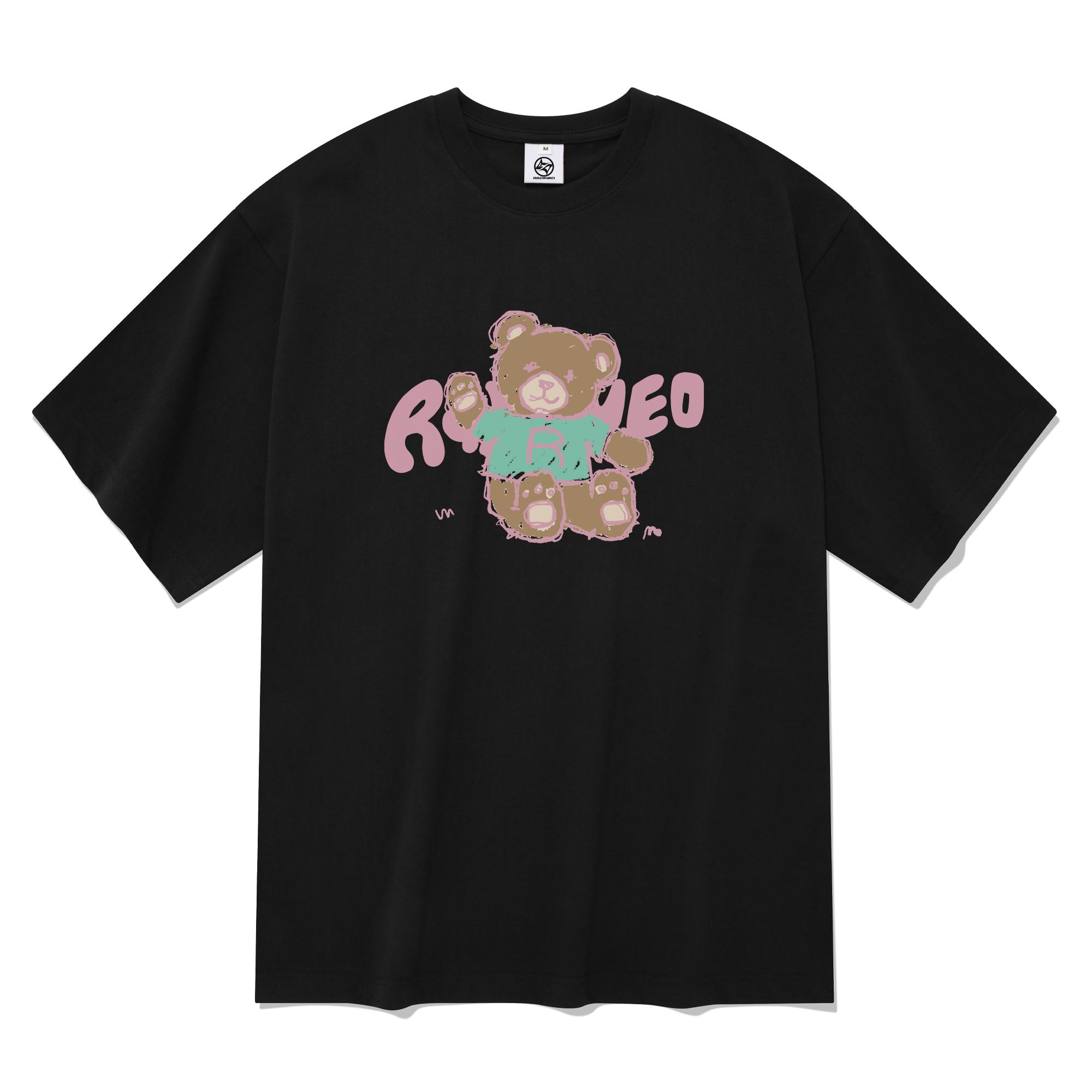 Radineo Soft Bear Short Sleeve T-Shirt Black Black (Black)/S