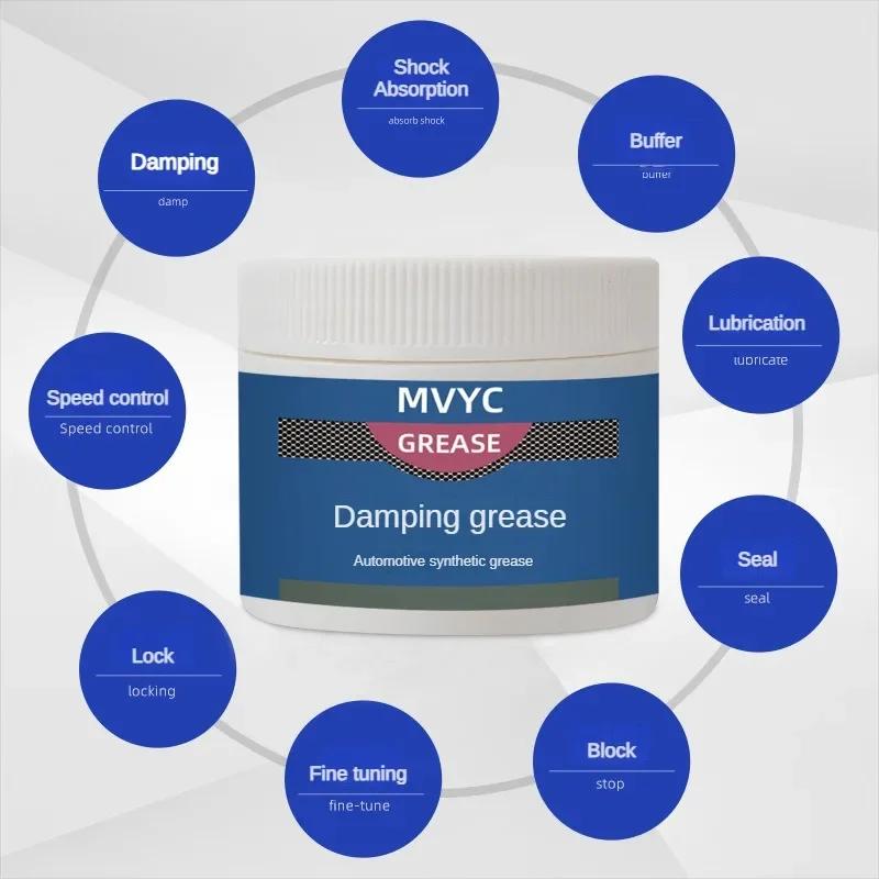 Graxa Automotiva Amortecedora Eliminação de Ruído de Porta Lubrificação de Rolamentos Multiuso Suprimentos Especiais de Manutenção