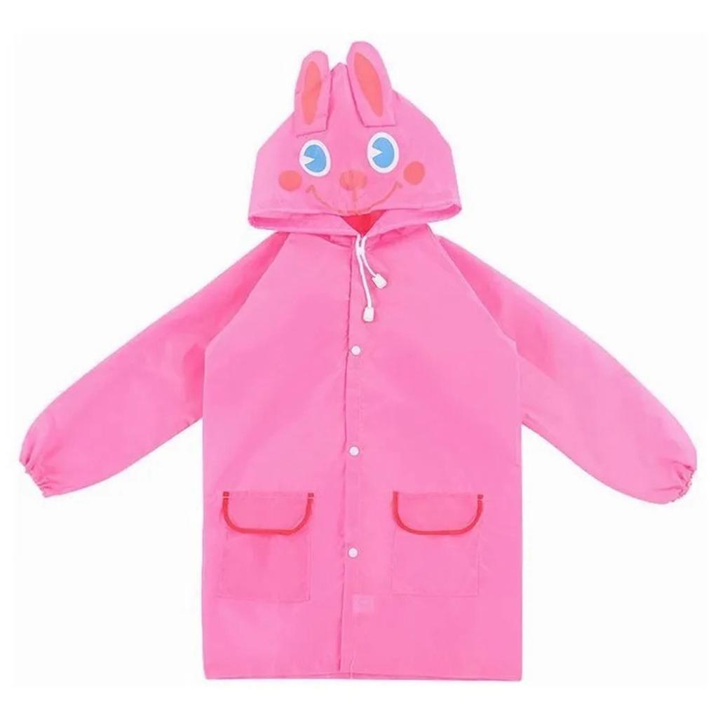 Cute Cartoon Boys Girls Waterproof Raincoat Rain Coat Kids Children Rain Suit for Height 90cm To 130cm