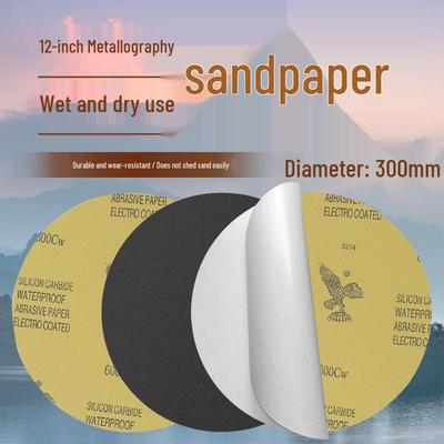Eagle Brand 12-inch (300mm) Self-Adhesive Metallographic Sandpaper for Laboratory Grinding & Polishing