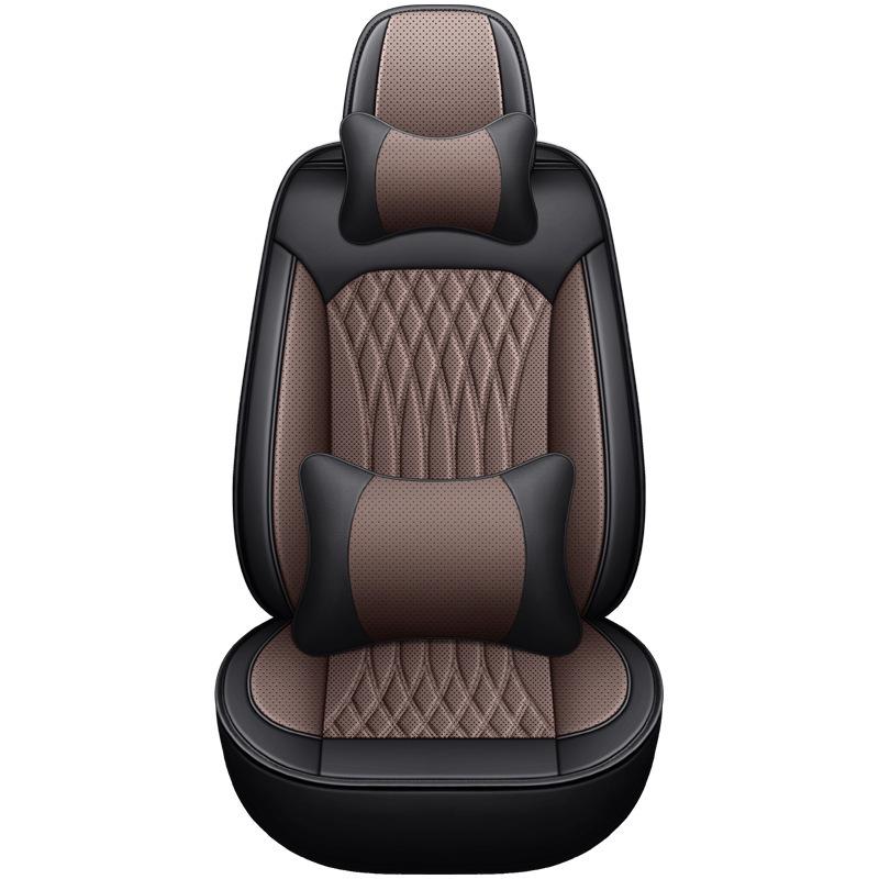 Universal Nappa Leather Car Seat Cushion No. 17 – Full Wrap, Full Leather Sports Seat Cover