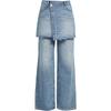 VEROMODA 2025 Spring Two-Piece Patch Straight-Leg Jeans