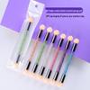 Double-Ended Nail Art Gradient Brush Set with Dotting Pen - 6 Pieces