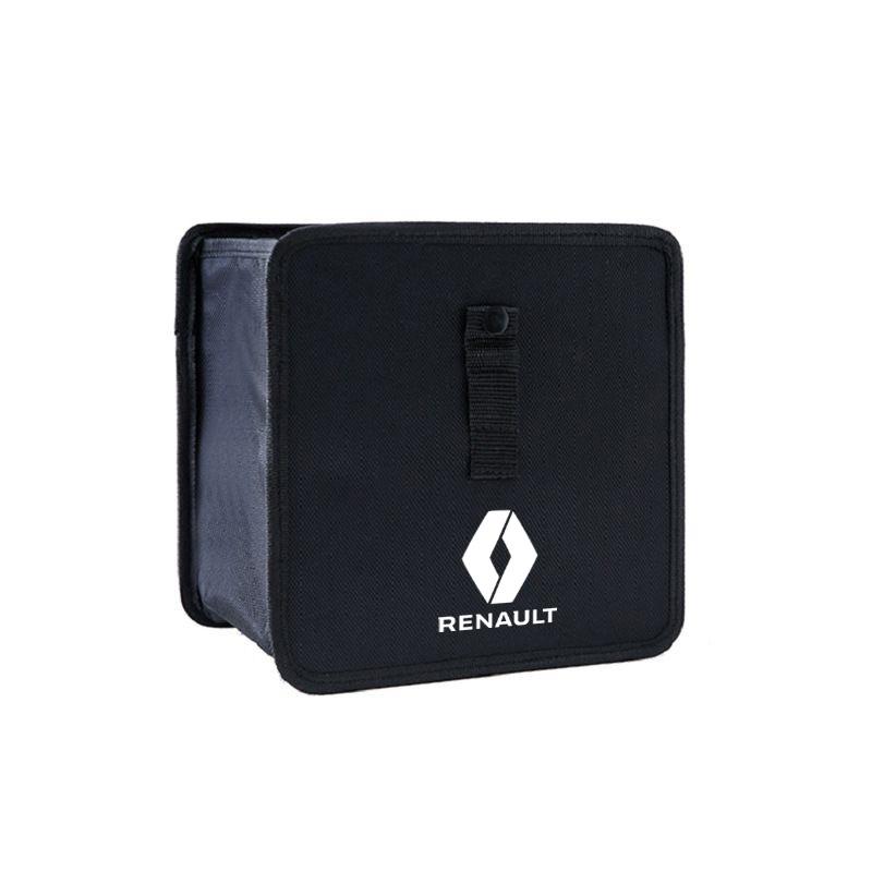 Foldable Car Storage Organizer Hanging Trash Can For Renault Megane RS N Clio ZOE Captur Twingo Kangoo Auto Interior Accessories