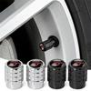 Aluminum Alloy Car Tire Valve Caps Airdust Waterproof Tyre Rim Stem Cover For Ford Focus Fiesta Ranger Mondeo Kuga Mondeo SHELBY