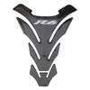 3D Carbon Fiber For YZF R6 YZF-600 Tank Decal Protector Pad Sticker White