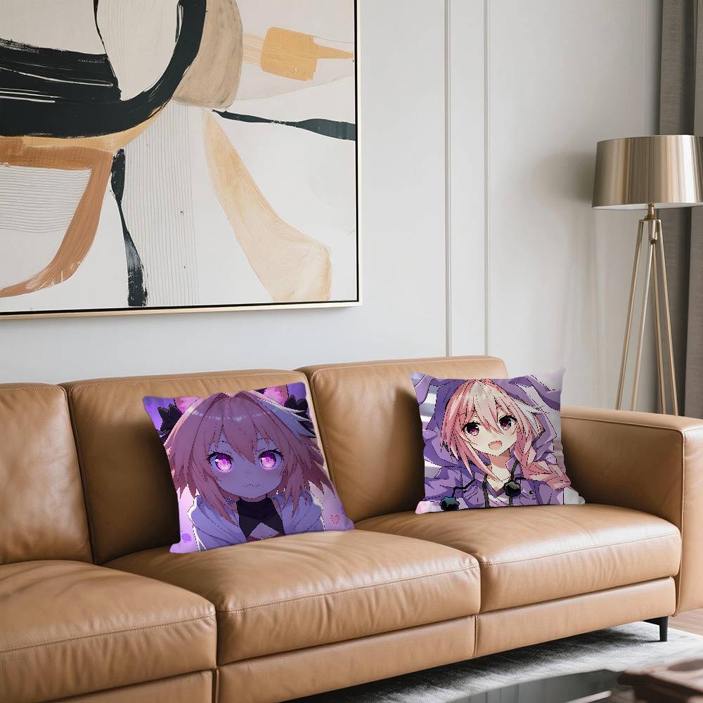 Anime Fate Apocrypha Astolfo Pillow Gifts Home Office Furnishings Bedroom Sofa Car Cushion Cover Case 45x45cm