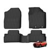 ZUNDUO 3D All-Weather Floor Mats 3PC Set for Daihatsu Rocky A200S A210S A201S Gasoline (2019-Present) / Front & Rear Waterproof TPE Liner