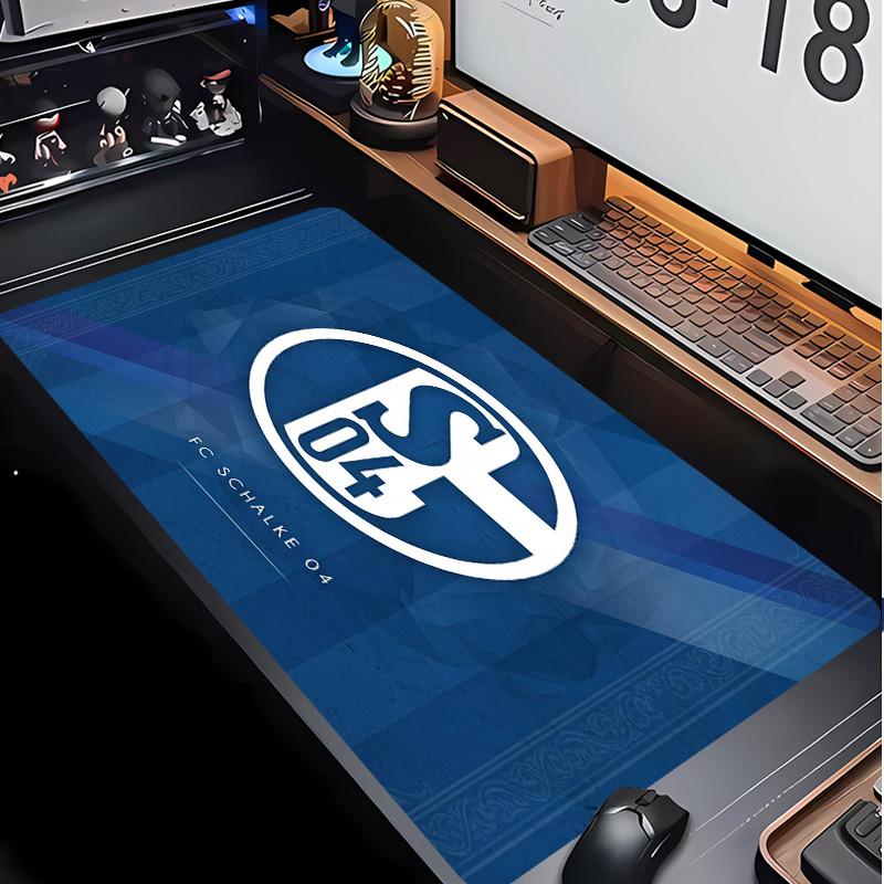 Tappetino per Mouse con Motivo Calcio Schalke 04 Non?Tappetino Mouse da Gioco Antiscivolo con Base in Gomma per Scrivania Ufficio Casa