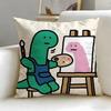 popular cartoon JOGUMAN Cushion Cover Soft & Easy-Wash Pillow Case – Versatile for Couch, Bed, Travel and Office