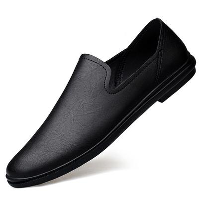 Chaussures pour hommes printemps et été nouveaux mocassins pour hommes chaussures en cuir à une pédale chaussures décontractées de conduite en cuir de vachette grande taille pour le commerce extérieur pour hommes