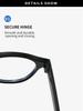 Minimalist High End Round Anti Blue Light Glasses Daily Commute Business Eyeglasses Frame Blue Light Blocking Computer Glasses