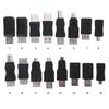 16PCS Multipurpose USB2.0 Adapter Converter USB Male To Female Micro USB