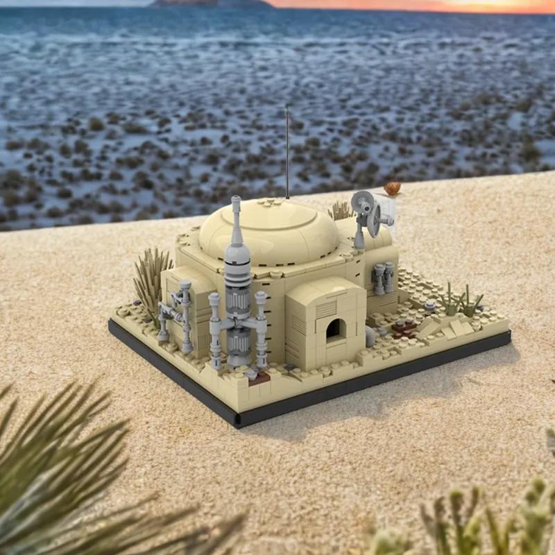 695PCS MOC Owen Lars' Home On Tatooine Building Blocks Educational Toy For Kids Creativity Development DIY Birthday Gift