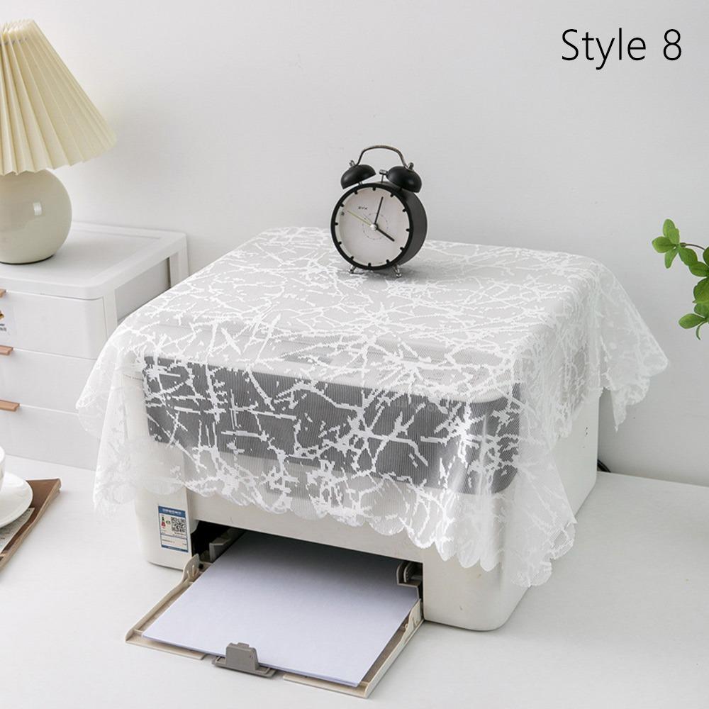 1Pcs Lace Fax Machine Dustproof Cover Universal Rice Cooker Protector Kitchen Office Supply
