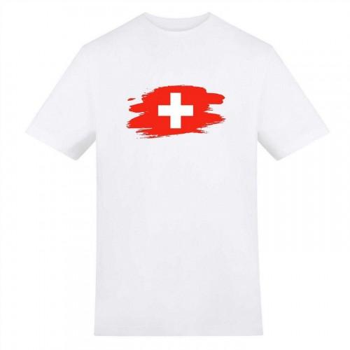 AWD Unisex Adult Switzerland Flag T-Shirt