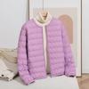 Womens Lightweight Hoodless Down Vest Short Puffer Jacket 90% White Duck Warm Winter Outerwear