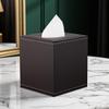 Creatieve PU Vierkante Tissuebox voor Thuis of Hotel - Koffietafel Rolpapierhouder