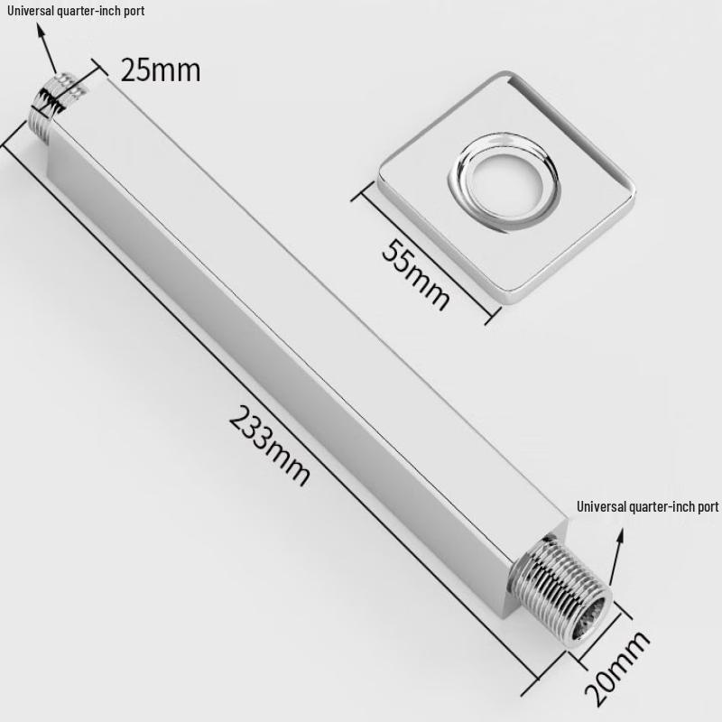 

OLOEY In-Wall Shower System with Top Spray and Horizontal Bar