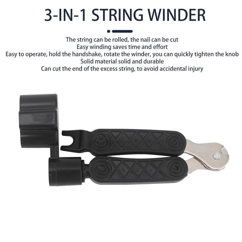 Guitar Accessories Kit: Strings, Capo, Plectrum & 3-in-1 String Change Tool