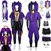 Hot 2026 Freak Circus Pierrot Cosplay Jester Outfit Costume Game Halloween Horror Mens Roleplay Clothing Clothes Unisex Mask Hat
