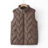 Women's New High-necked Vest Women's Large-size Vest Winter Cotton Jacket Vest