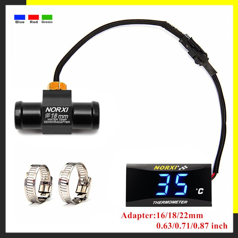 Motorcycle Water Temperature Mini Meter For XMAX250 300 NMAX CB 400 CB500X Sensor Thermomete Temp Gauges Scooter Racing
