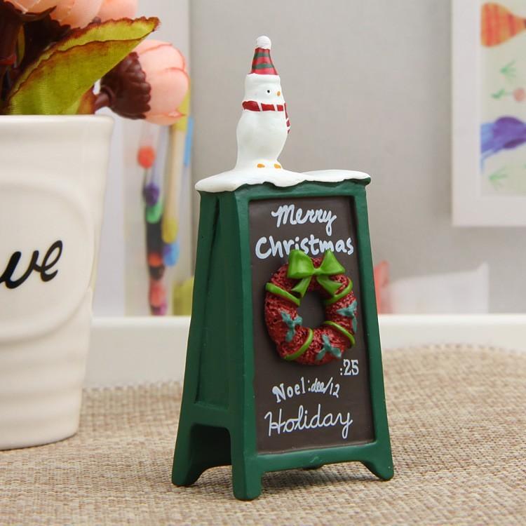Resin Craft Snowman Christmas Garden Decor For Holiday Gift Giving