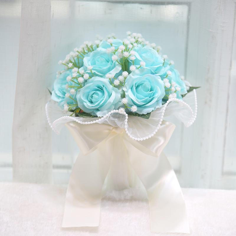 

1PC Handheld Flowers Wedding Lace Detail Birthday Gifts Photography Props Christmas Multiple Options Available озеро синий