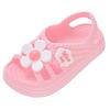 Girls' Summer Princess Sandals - Soft EVA Non-slip Sole, Flower Design for Indoor/Outdoor Use