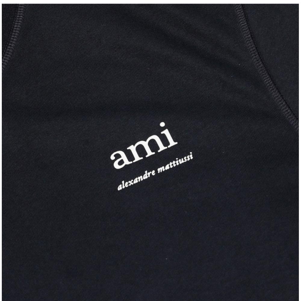 Ami Men S Long Sleeve T ShirT maTiuShi Logo Je0119 4011
