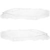 BMW 3 F30 F35 11-15 Headlight Lens Glass Left & Right 2 Pcs Set