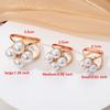 Pearl Cross Scarf Buckle Clip X Shape Metal Brooches For Women Hollow Bow Scarves Buckle Holder Shawls Clothing Accessories