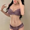 Ladies Summer Ultra Thin Sexy Lace Gathers Big Bosom Show Small Comfortable Breathable Underwear