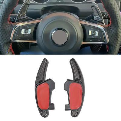 For VW GOLF 7 GTI R GTD GTE MK7 2014-2019 Carbon Fiber Steering Wheel Shift Paddle Shifter Extended Gear Paddle Extension