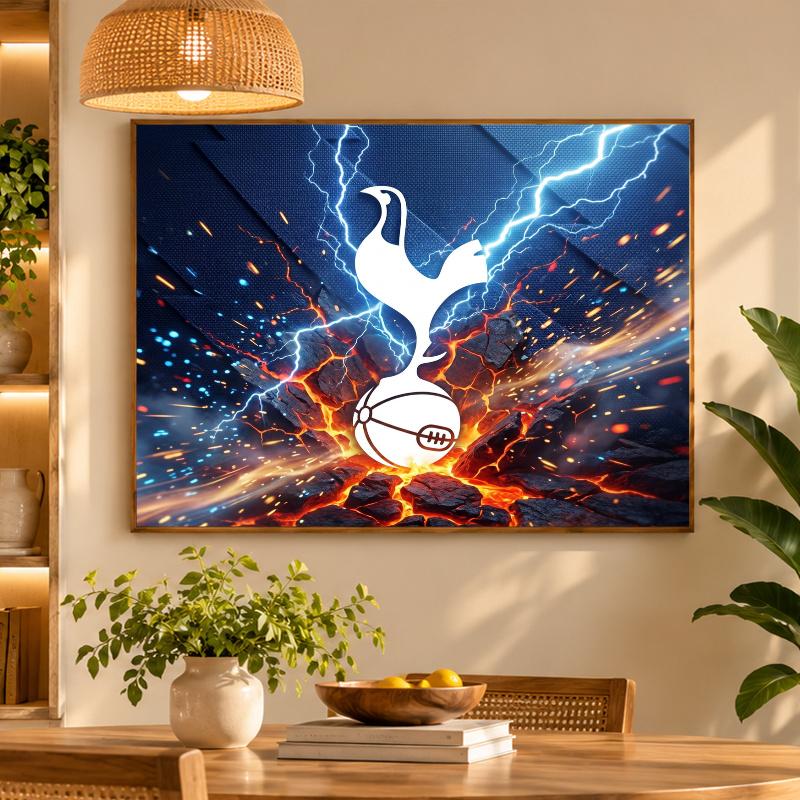 5D Diamond Painting Tottenham Hotspur DIY Full Drill Diamond Art Kit Home Decoration