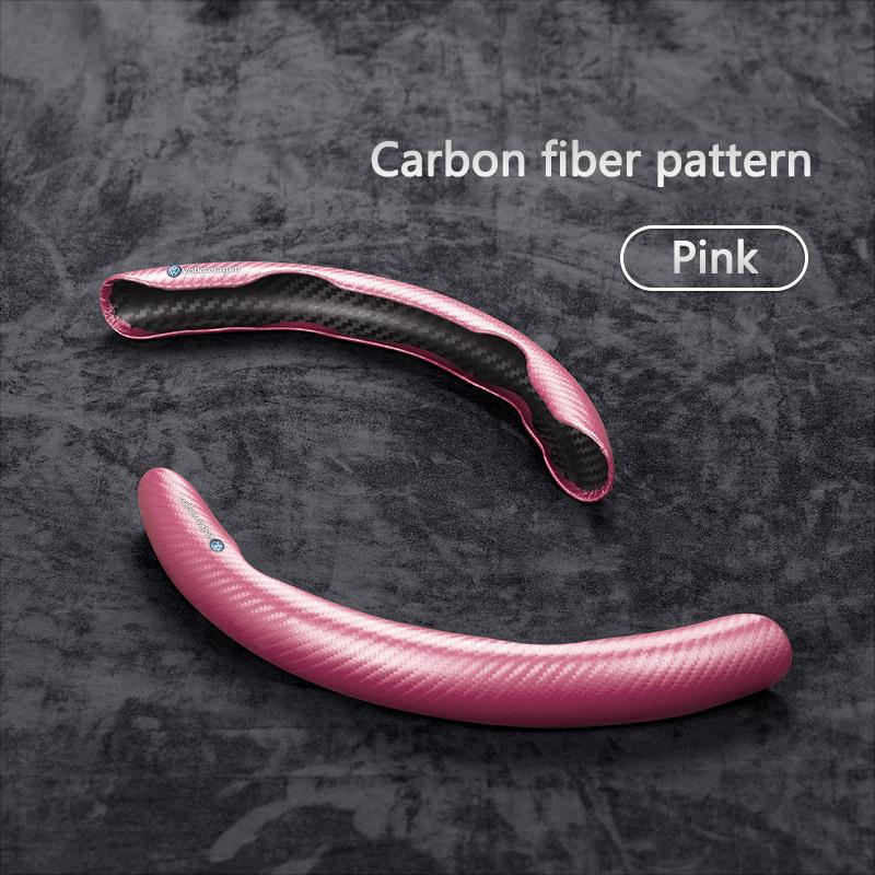 1pc Steering Wheel Cover Breathable Carbon Fiber Anti Slip Steering Covers For Volkswagen VW Jetta GTI Rline Golf Amarok Phaeton zr5